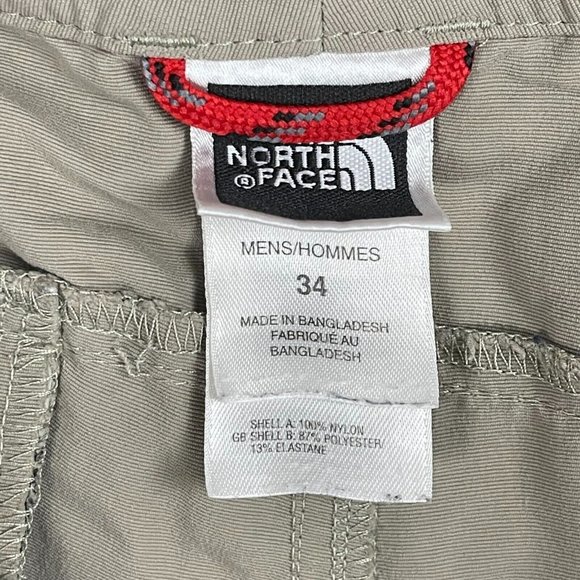 The North Face Adult‎ Casual Outdoor Chino Cargo Shorts Trunks Men Beige Size 34 - Picture 2 of 6
